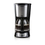 Voir la diapositive 1 : Domo Cafetiere Filtre - DOMO - DO708K - 1000 W - 1,5 L - 12 tasses - Ecran LCD - Minuteur 24 h - Noir et acier inoxydable