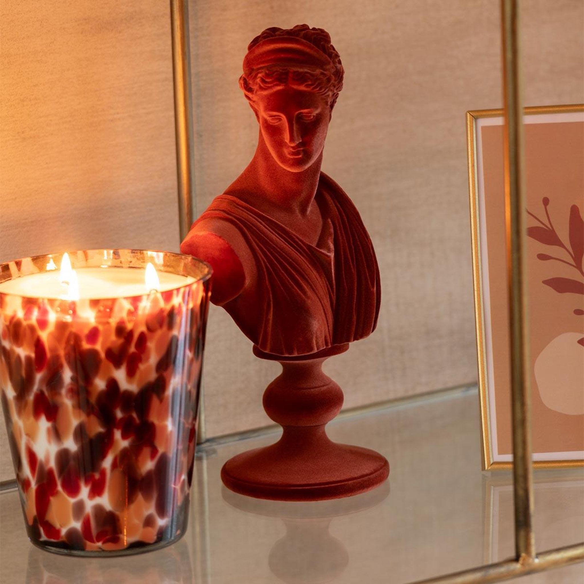Voir la diapositive 3 : J-LINE Bougie parfumée  noa  20cm magnificient birch