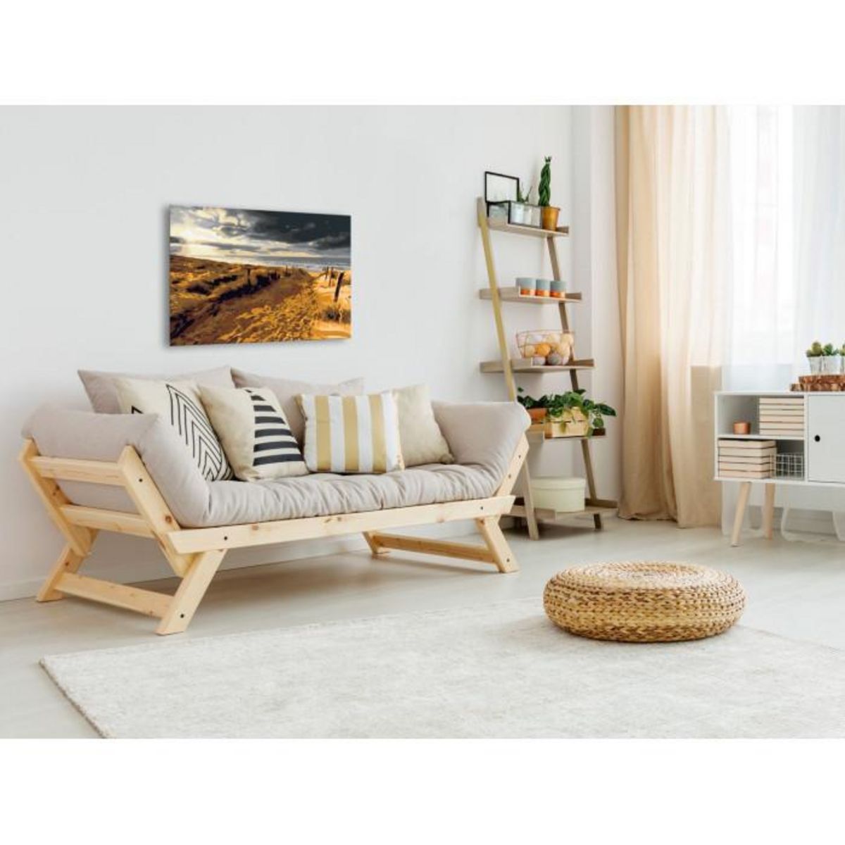 Paris Prix Tableau à Peindre Soi-Même  Plage Sauvage  40x60cm