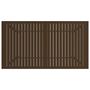 Voir la diapositive 4 : VIDAXL Table de jardin Marron 140x80x72 cm Acier