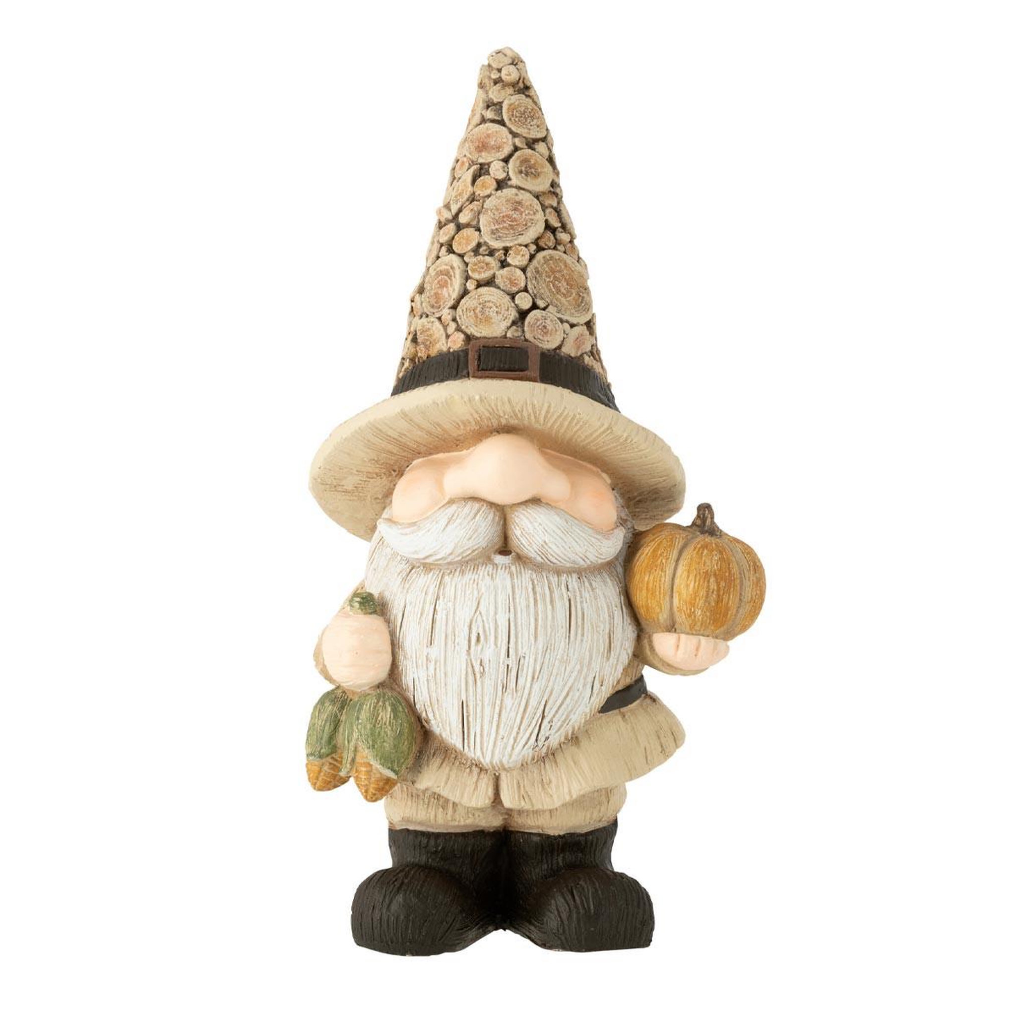 J-LINE Statuette déco lutin  chalet  40cm naturel