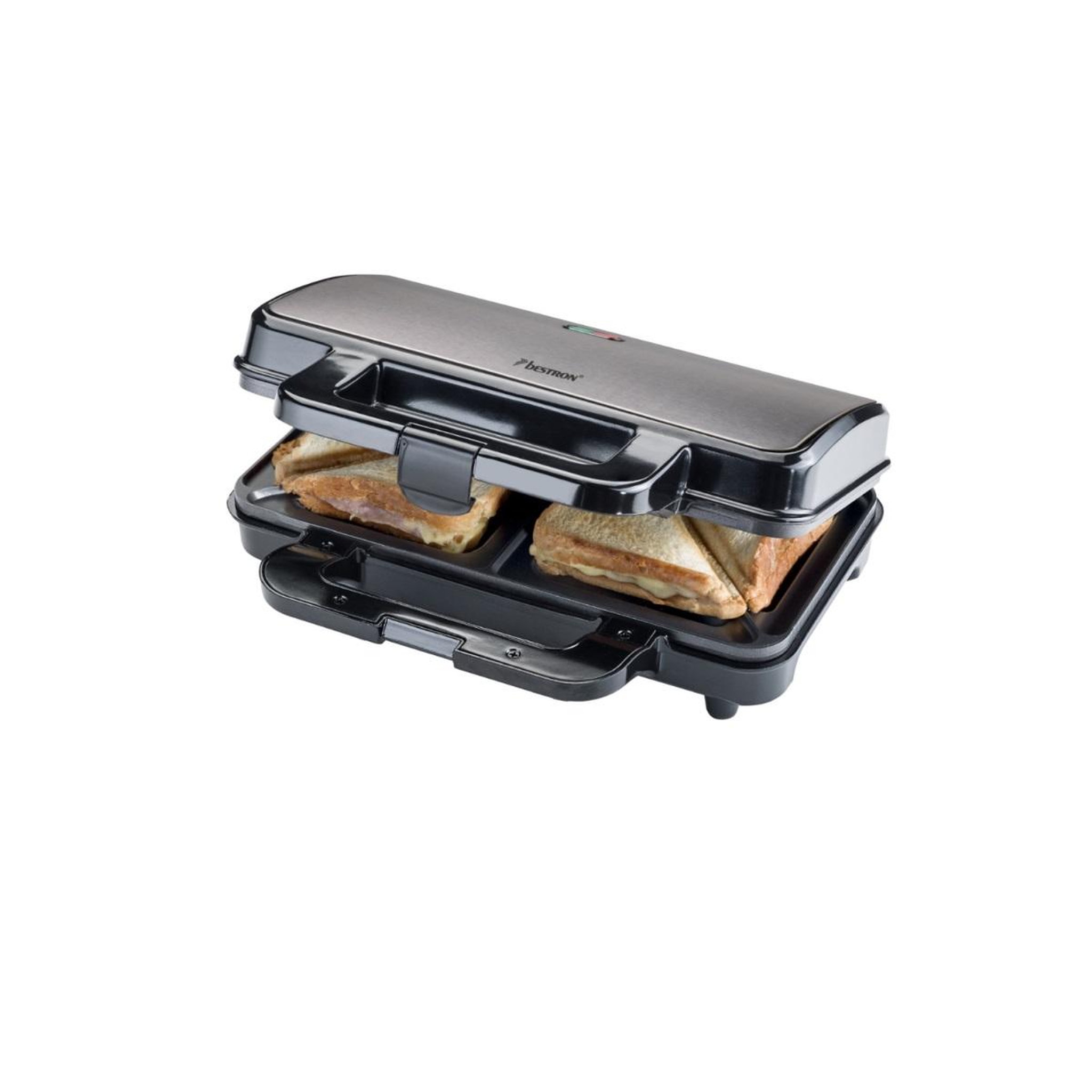 Voir la diapositive 2 : Bestron Appareil pour croque-monsieur - asm90xltg