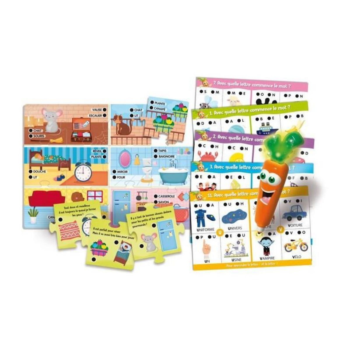 LISCIANI GIOCHI ABC & premiers mots - Carotina - abécédaire interactif - LISCIANI