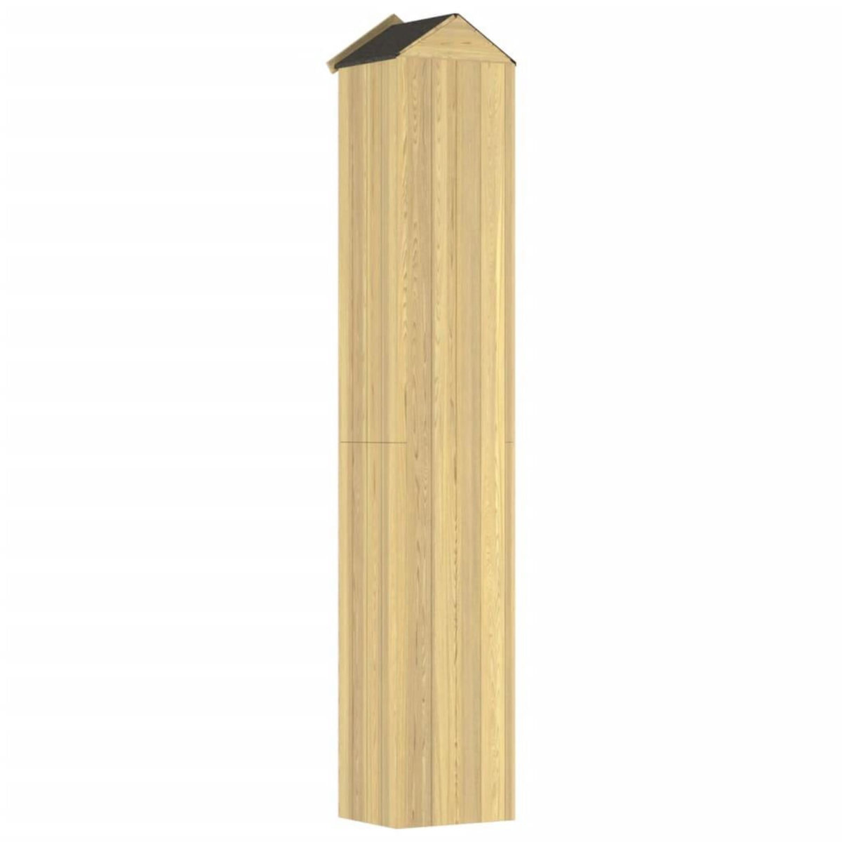 VIDAXL Abri a outils de jardin 40x33x222 cm Bois de pin impregne
