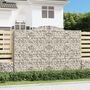 Voir la diapositive 1 : VIDAXL Paniers a gabions arques 6 pcs 300x50x200/220 cm fer galvanise