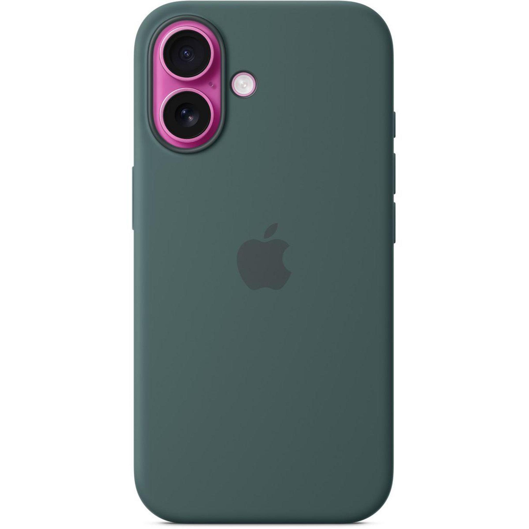 Voir la diapositive 3 : APPLE Coque iPhone 16 MagSafe Vert lacustre Silicone