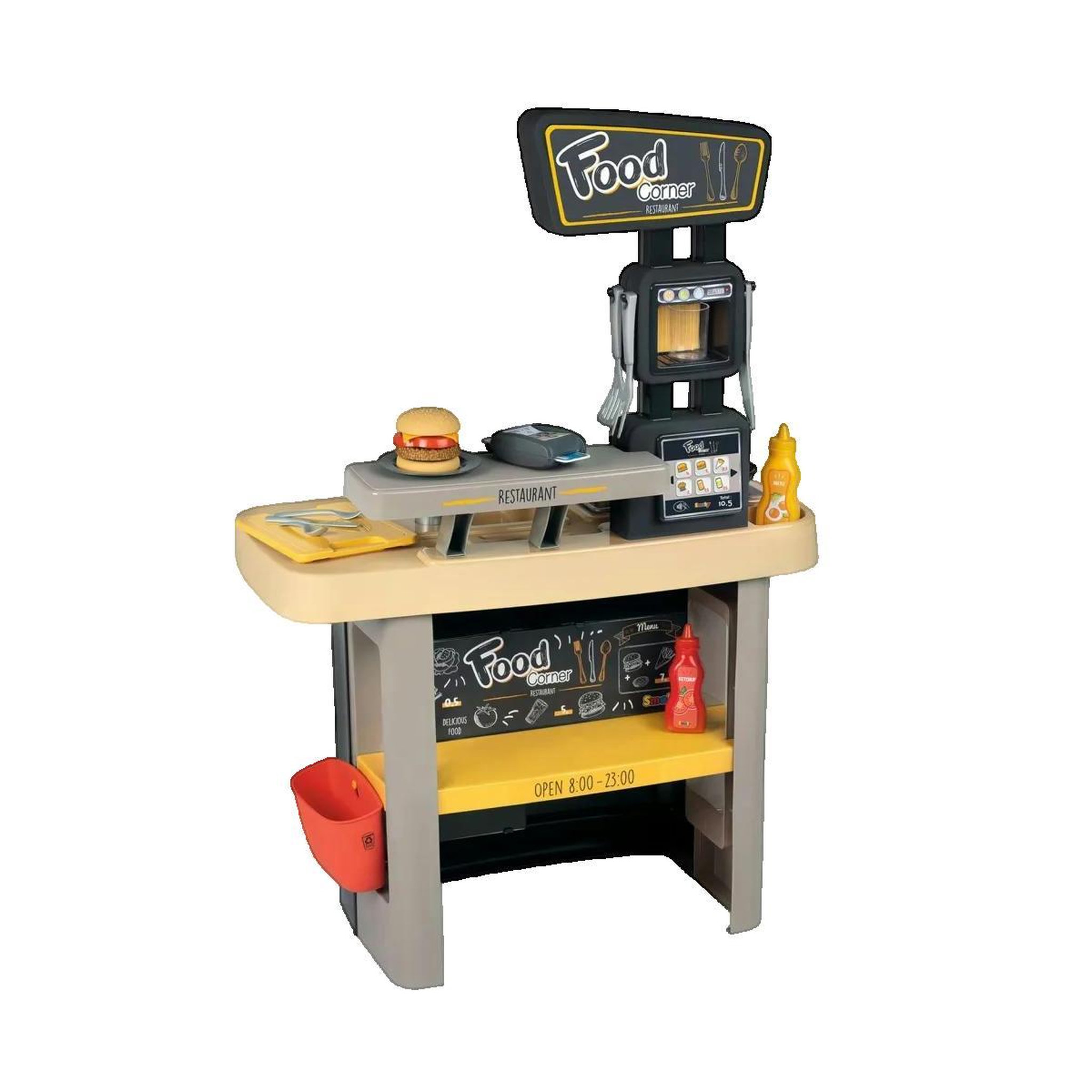 Voir la diapositive 3 : SMOBY Jouet d'imitation Smoby Cuisine Food Corner Restaurant multicolore