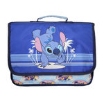 Bagtrotter Bagtrotter - Stitch  - Bleu - Cartable 32cm  - 1 Compartiment  - Bretelles Matelassés et Fermeture Velcro -  32x10x23cm - Matière Polyester - Cartable Scolaire Maternelle