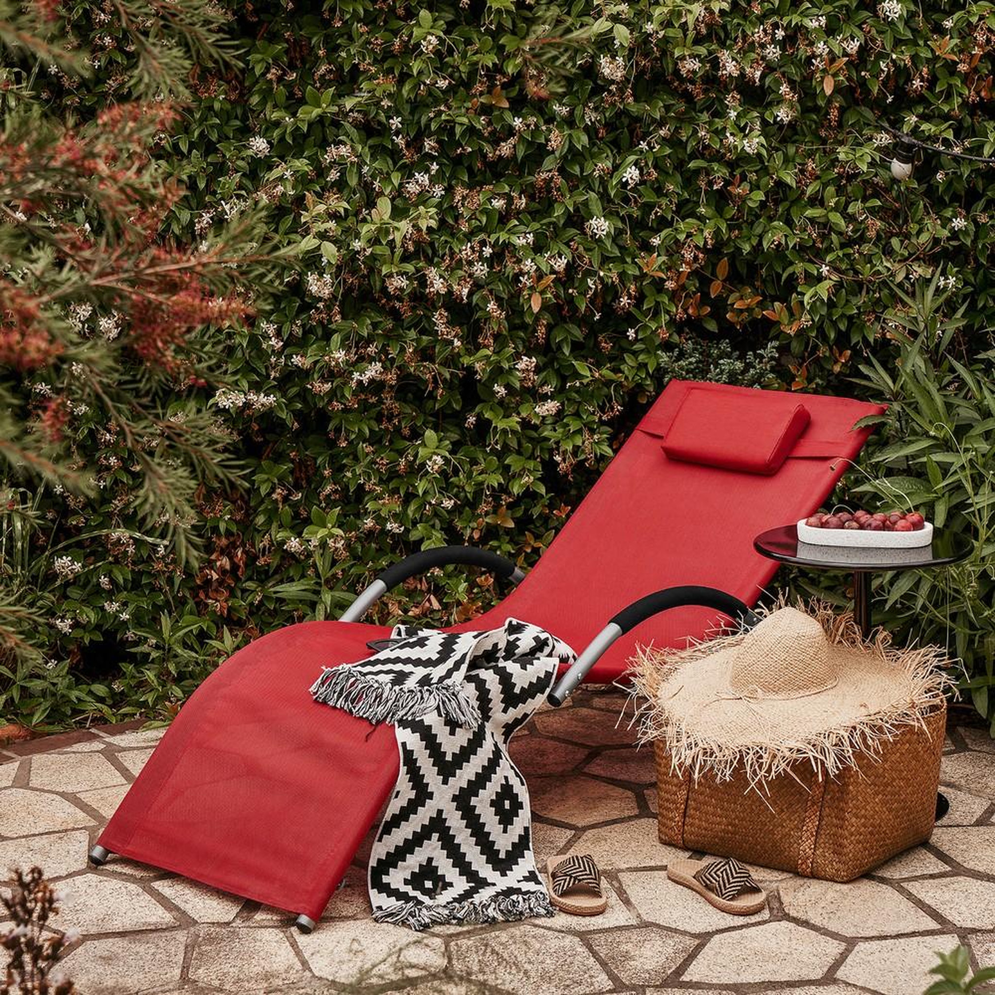Voir la diapositive 2 : SOBUY SoBuy - Chaise Longue Portable - Moderne - OGS38