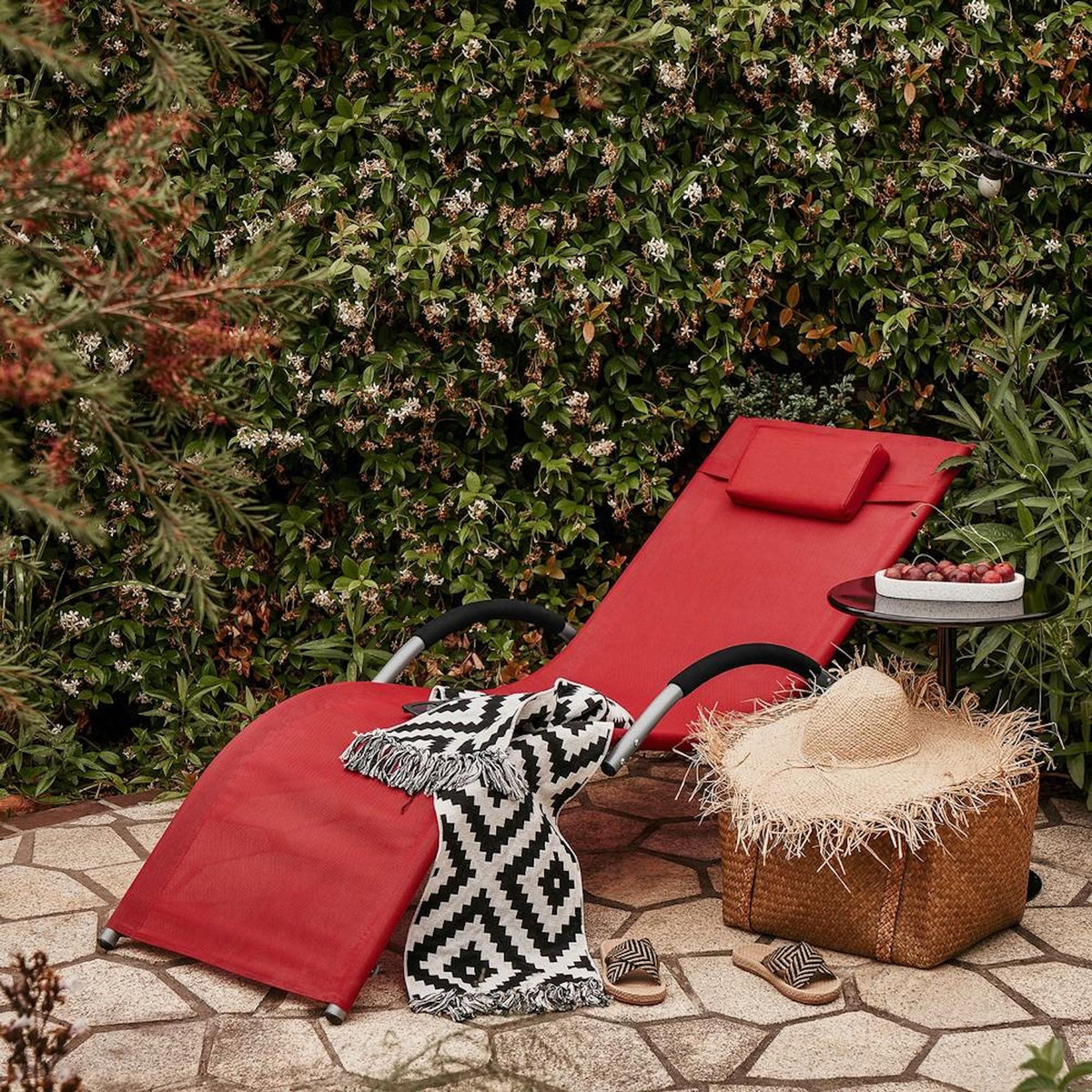 SOBUY SoBuy - Chaise Longue Portable - Moderne - OGS38