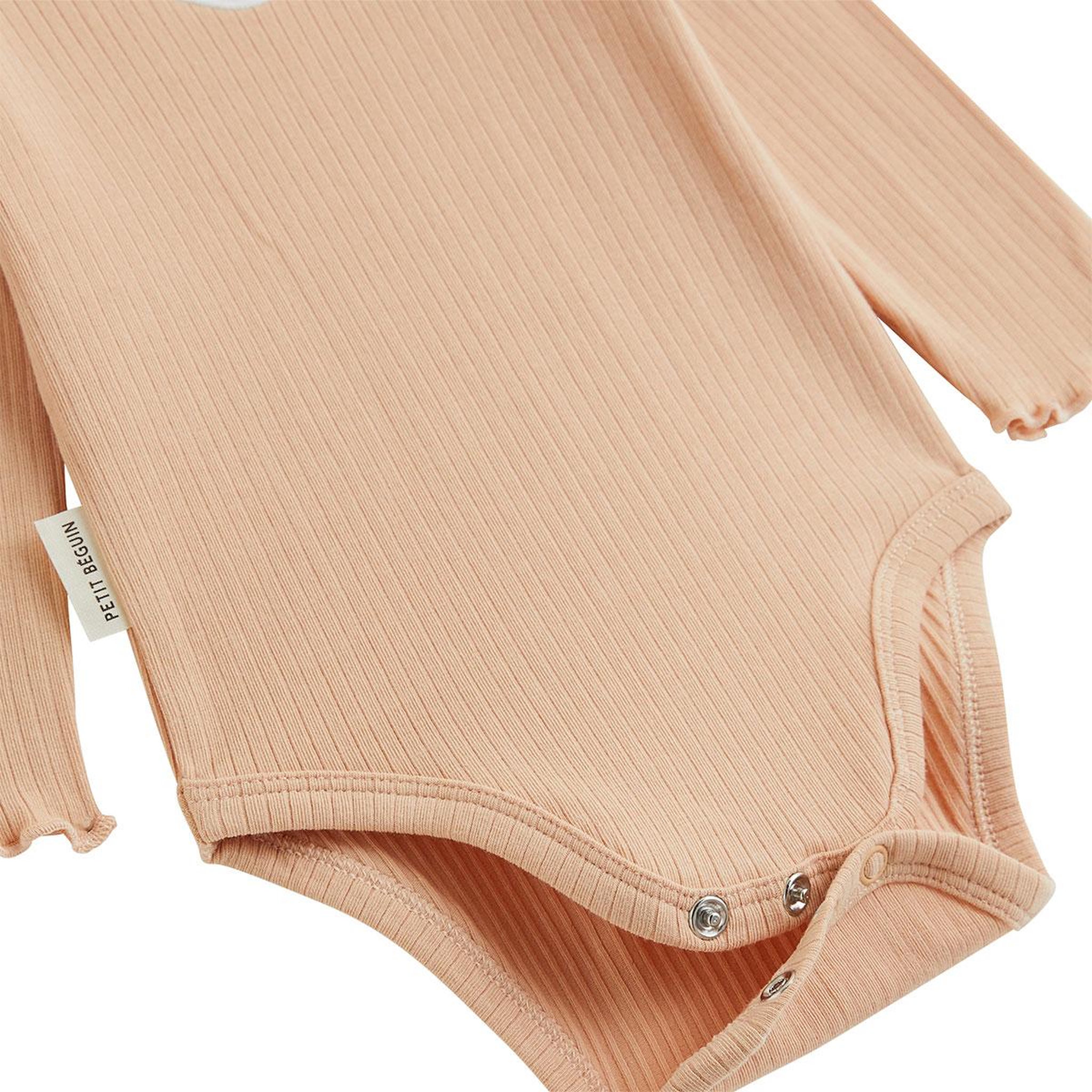 Voir la diapositive 4 : PETIT BEGUIN Lot de 2 bodies bébé manches longues petite rêveuse