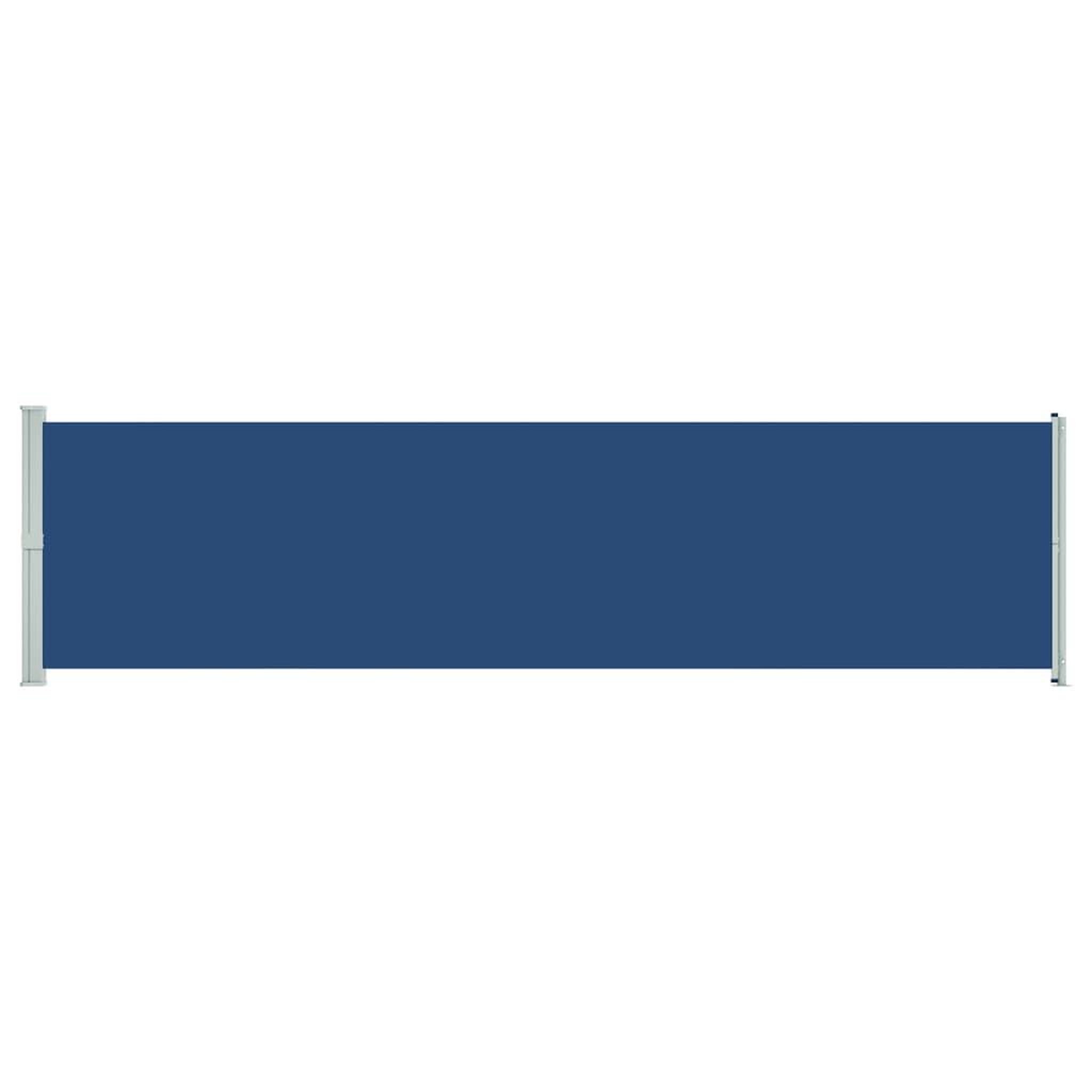 Voir la diapositive 2 : VIDAXL Auvent lateral retractable de patio 600x160 cm bleu