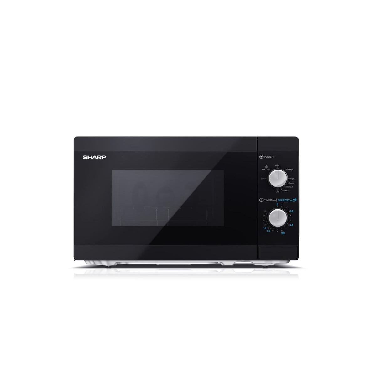 Sharp Four à micro-ondes combiné Sharp YC-MG01E-B 20 L 800 W Noir