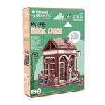 Graine créative Vitrine bois 3D - Book store