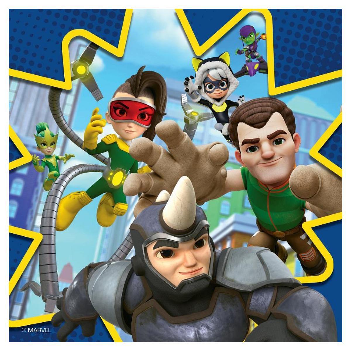 RAVENSBURGER Puzzles 3x49 p - spidey, le lanceur de toile