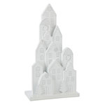 Paris Prix Maison Déco en Résine  Classique  47cm Blanc