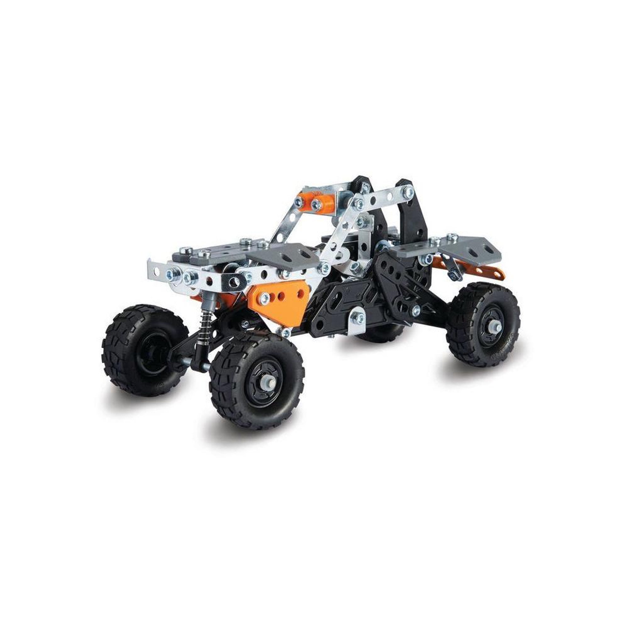 Voir la diapositive 4 : Meccano 4x4 de Course 10 en 1 – Coffret de Construction 10 Modèles – 225 pièces