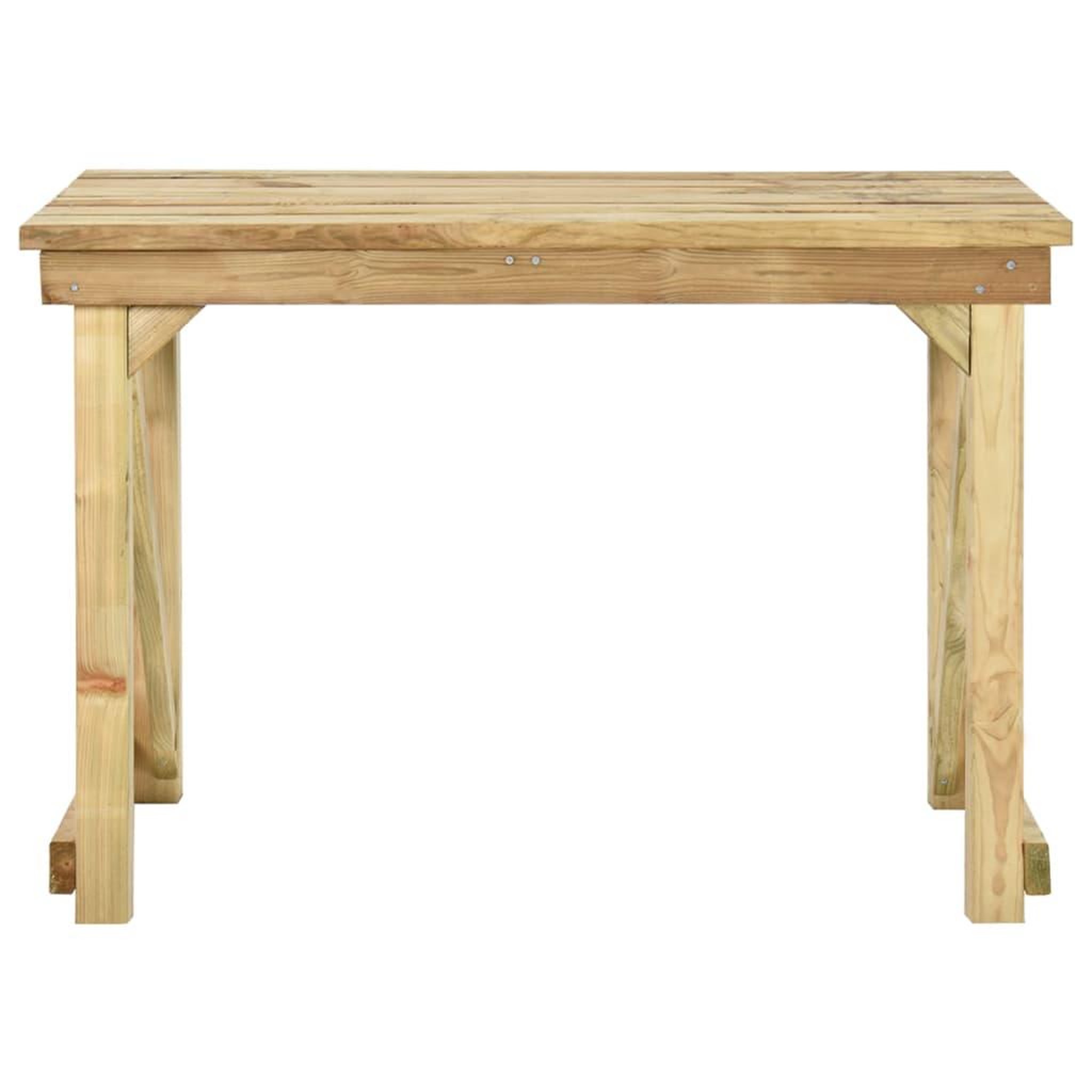 Voir la diapositive 2 : VIDAXL Table de jardin 110x79x75 cm Bois de pin impregne