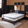 Voir la diapositive 3 : BELLECOUR BELLECOUR LITERIE | Ensemble REINA 2.0 | Matelas Ressorts ensachés + Sommier Bois