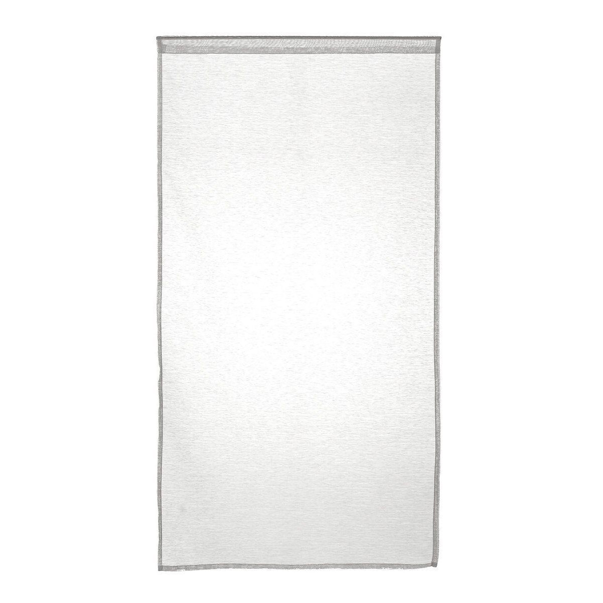 ATMOSPHERA Lot de 2 rideaux voilage  moly  60x90cm blanc
