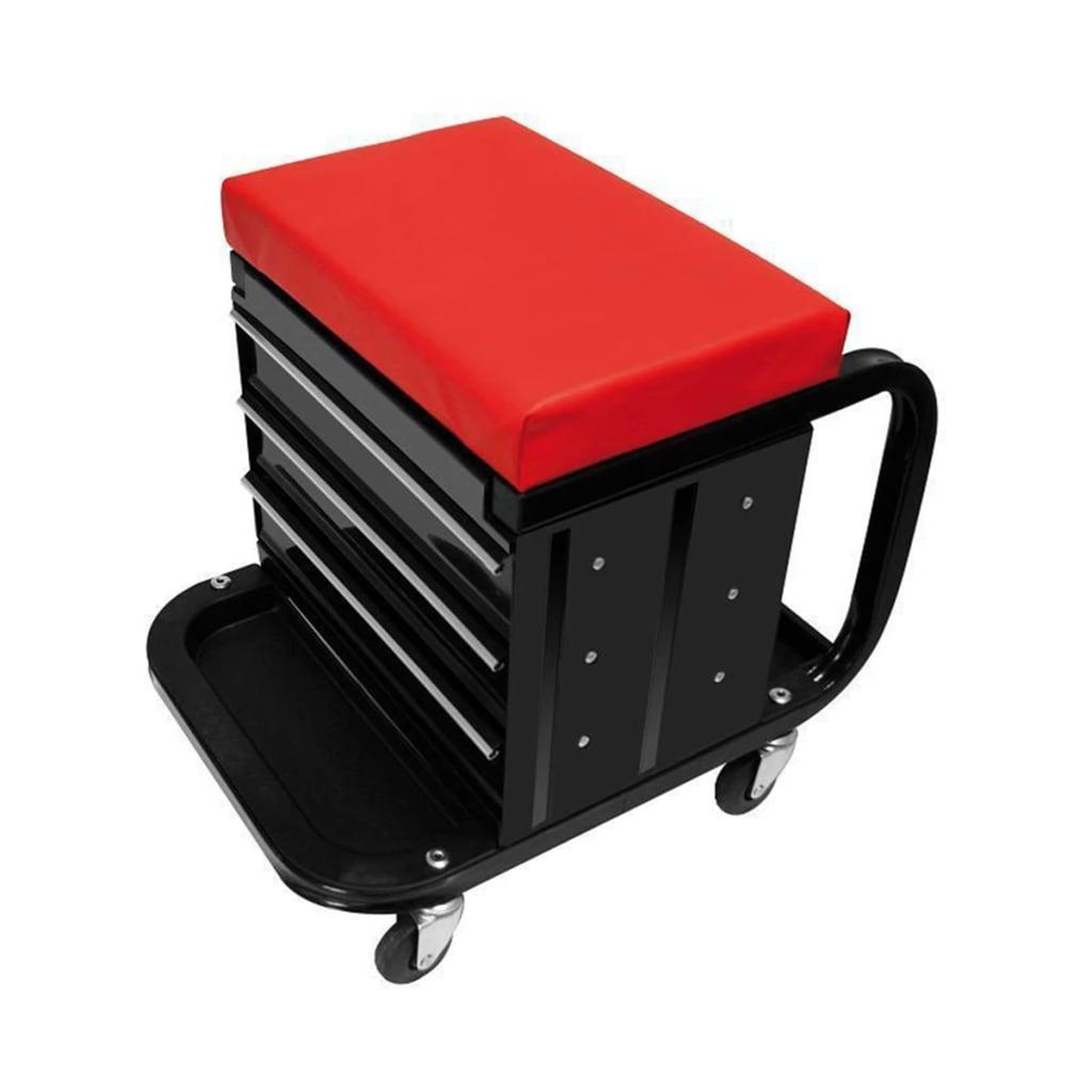 Voir la diapositive 1 : PROPLUS ProPlus Siege a roulettes mobile d'atelier avec rangement 580526