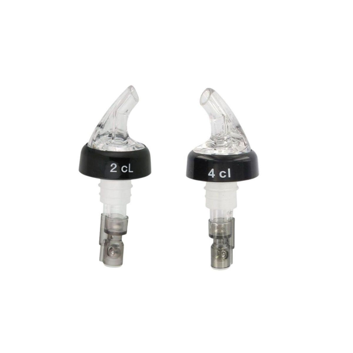 Fackelmann Lot de bec verseur doseur à alcool 2 et 4 cl avec bille Fackelmann Bar Concept