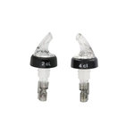 Fackelmann Lot de bec verseur doseur à alcool 2 et 4 cl avec bille Fackelmann Bar Concept