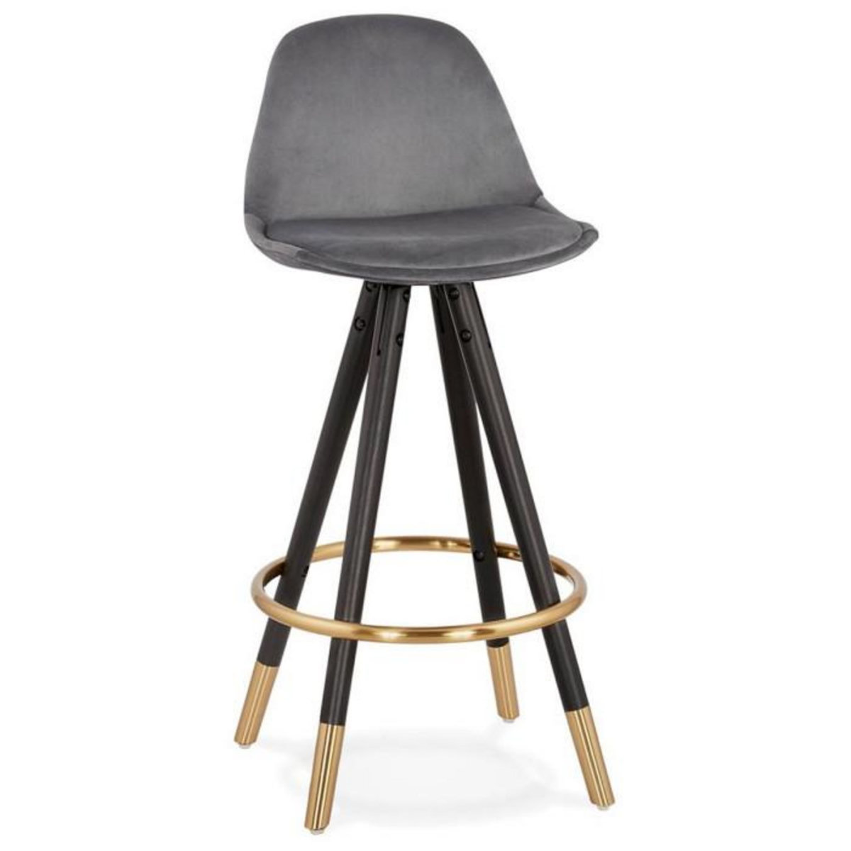 Paris Prix Tabouret de Bar  Krill  87cm Gris & Noir
