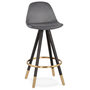 Voir la diapositive 1 : Paris Prix Tabouret de Bar  Krill  87cm Gris & Noir