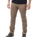 LEE Pantalon Slim Taupe Homme Lee Tawny   W31. Coloris disponibles : Marron
