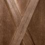 Voir la diapositive 6 : HOMCOM Paravent intérieur 4 panneaux style campagnard chic - séparateur de pièce avec croisillons - bois paulownia effet vieilli