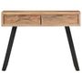 Voir la diapositive 3 : VIDAXL Table console 100x35x76 cm Bois d'acacia avec bord naturel