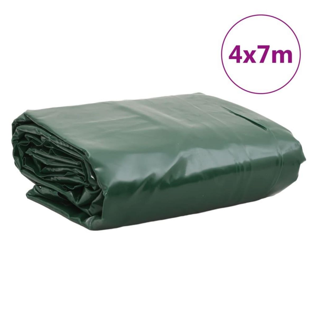VIDAXL Bache vert 4x7 m 600 g/m²