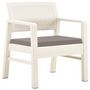 Voir la diapositive 2 : VIDAXL Salon de jardin 3 pcs Plastique Blanc