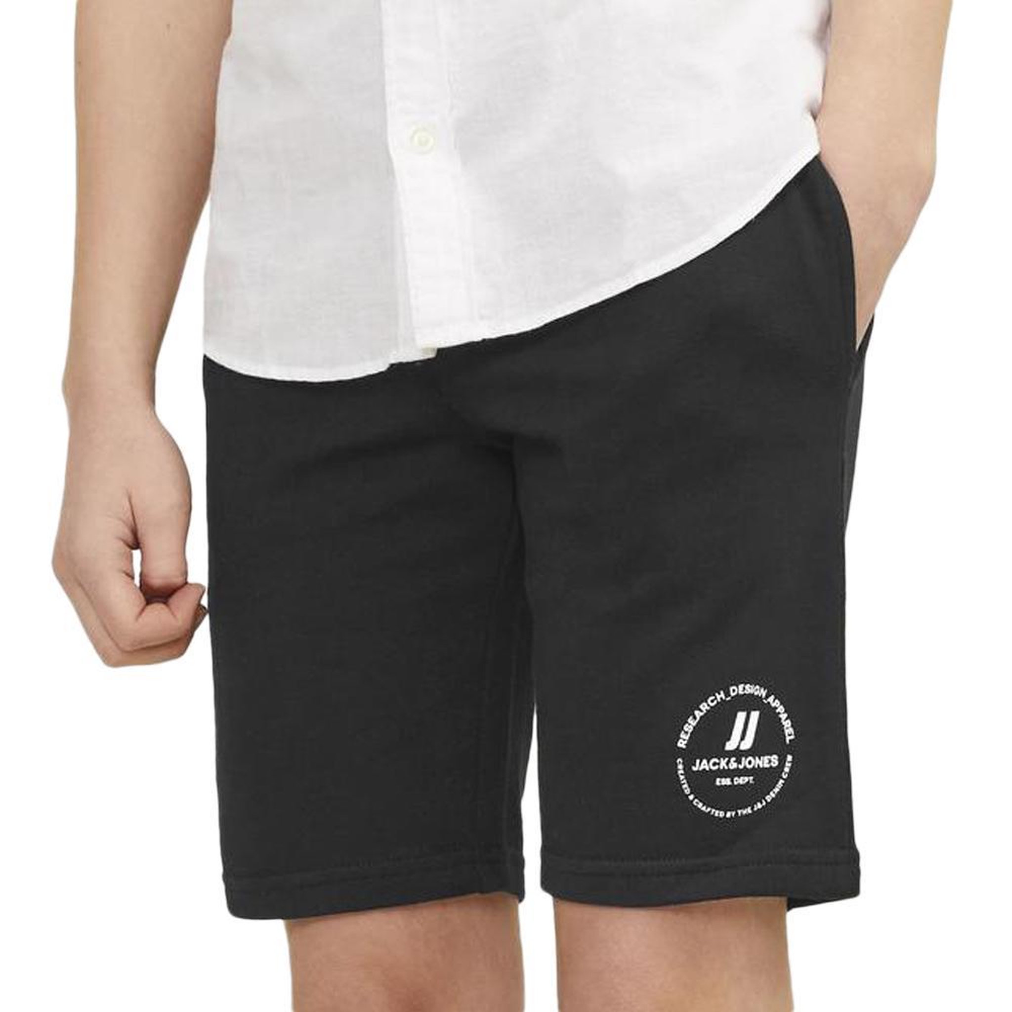 Jack & Jones Short Noir Garçon Jack & Jones Swift. Coloris disponibles : Noir