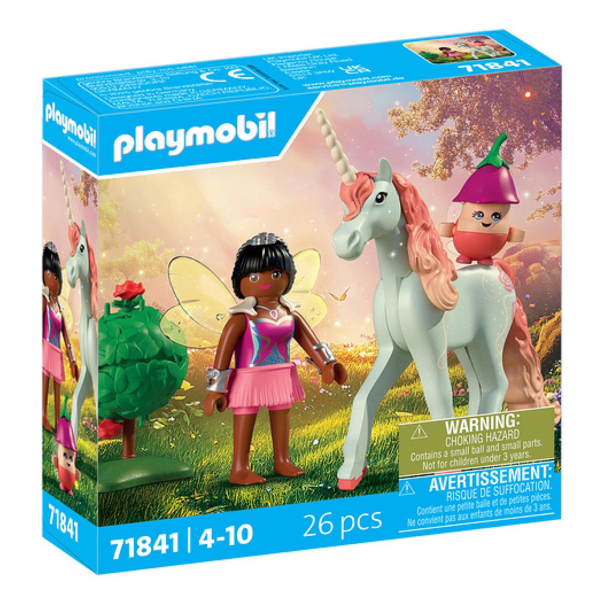PLAYMOBIL 71841 Licorne Ciel rose avec fée