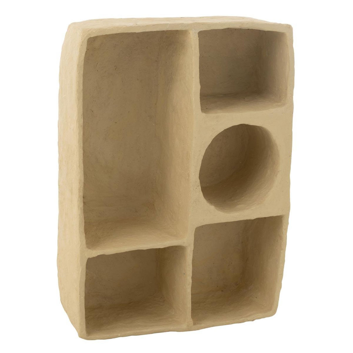 Paris Prix Étagère Murale en Papier Mâché  Flint  80cm Naturel