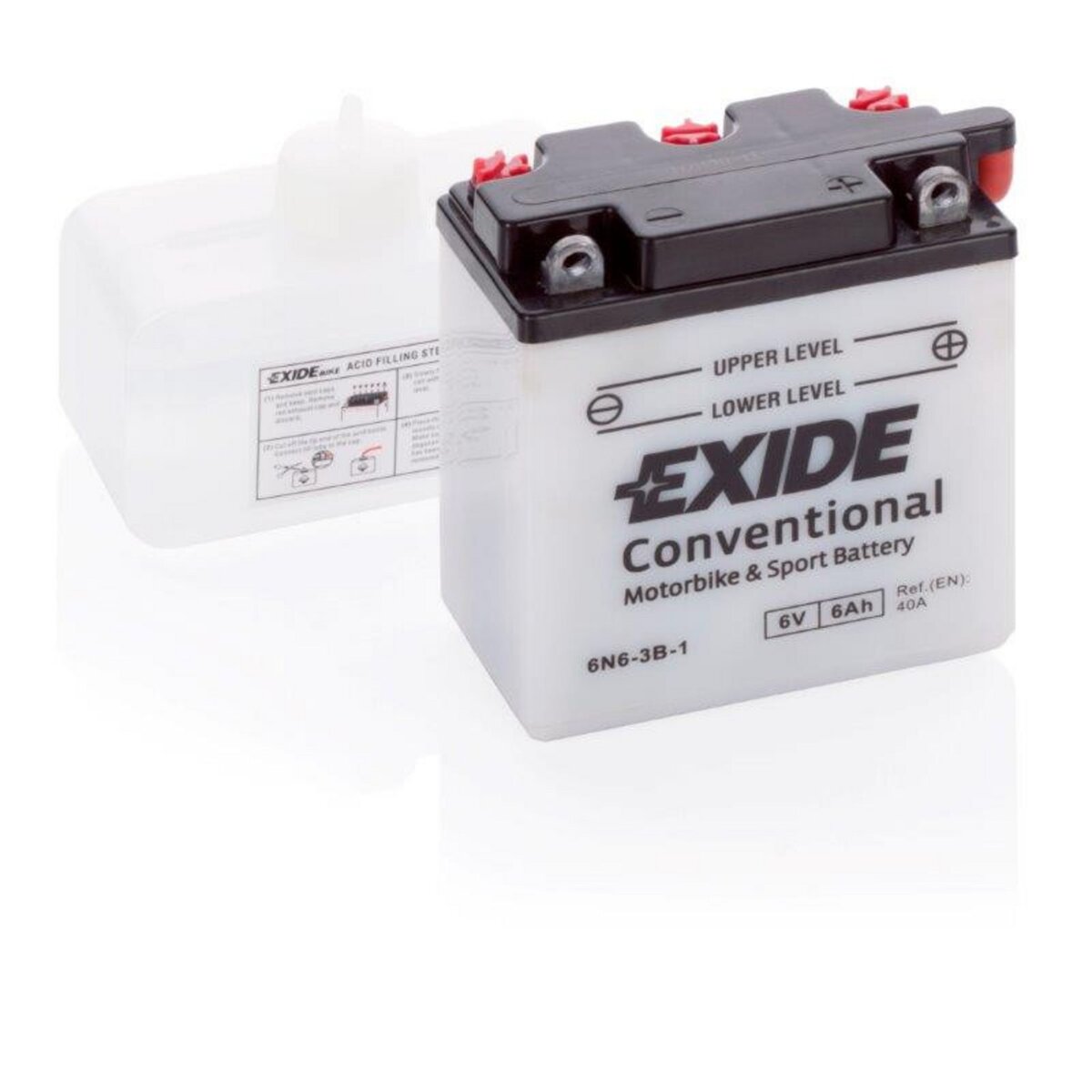 EXIDE Batterie moto Exide 6N6-3B-1 6V 6ah 30A