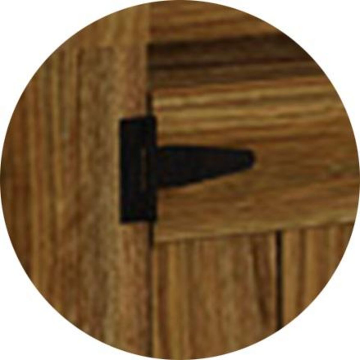 Buffet haut vitrine 4 portes L113cm LUCIEN