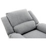 Voir la diapositive 8 : Fauteuil relax manuel HELENE 1 place tissu gris clair