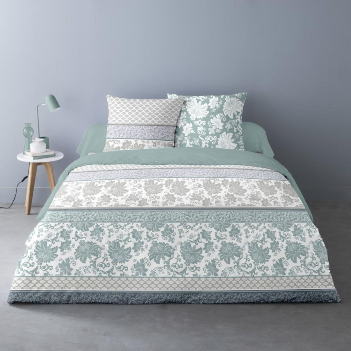 Dourev Housse de couette Flanelle 240x220 IRIS + 2 taies