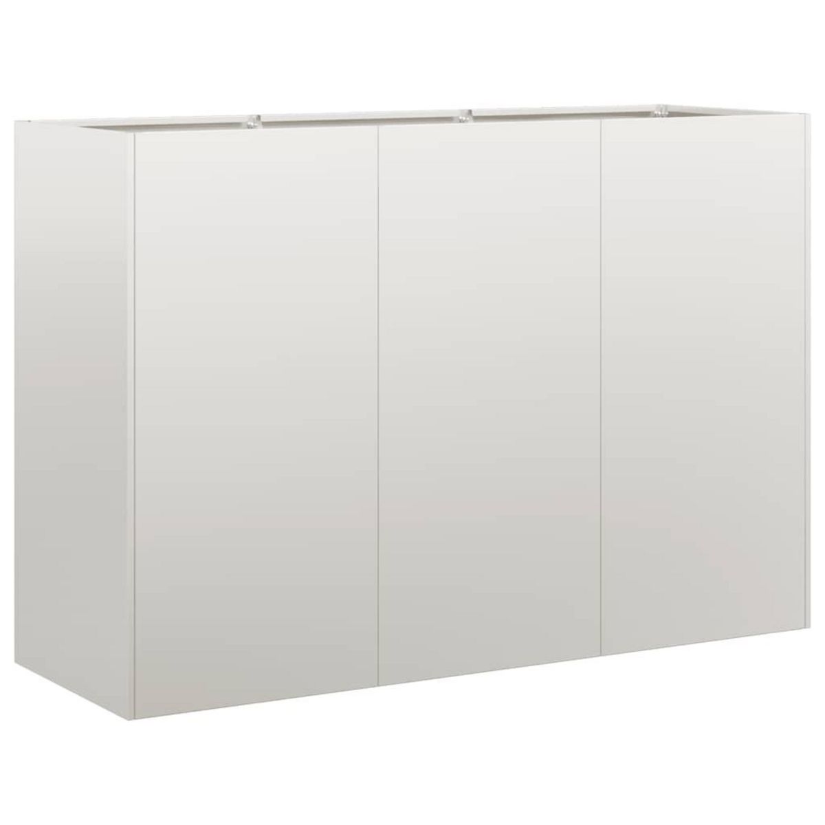 VIDAXL Jardiniere 120x40x80 cm acier inoxydable