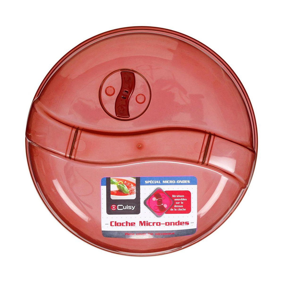 Paris Prix Cloche pour Micro-Ondes  Cuisine  26cm Rouge
