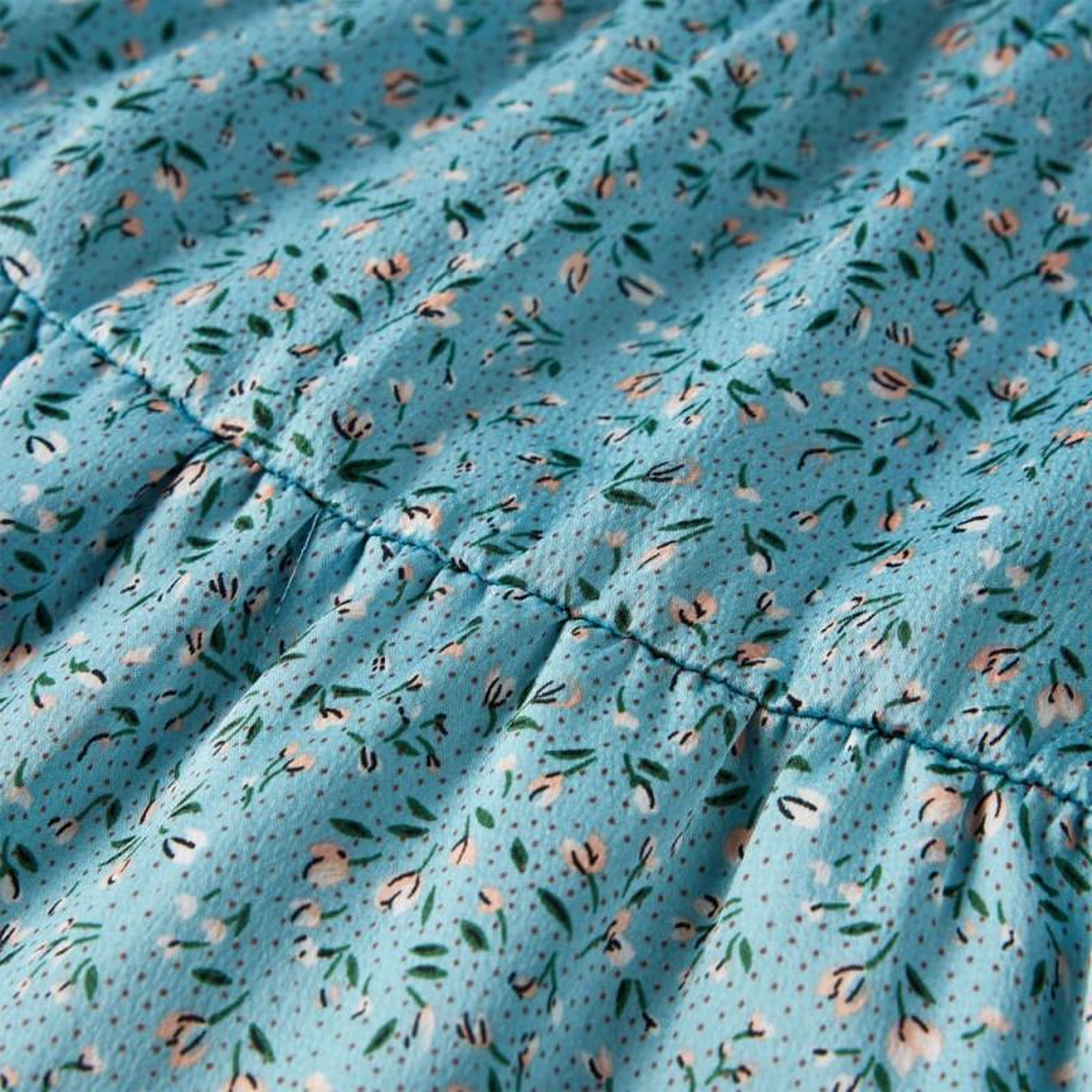 Voir la diapositive 6 : VIDAXL Robe enfants à manches longues bleu 128