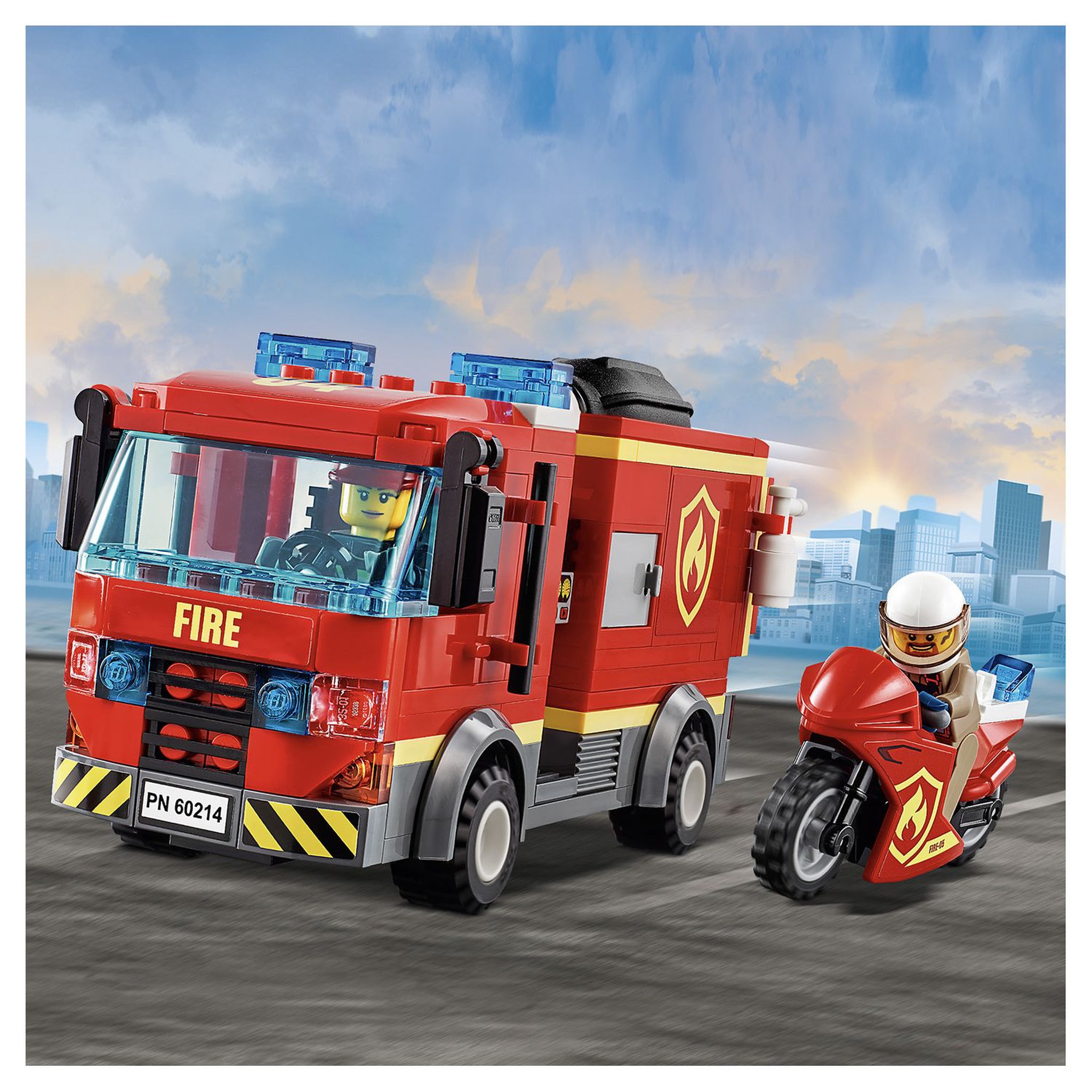 Voir la diapositive 8 : LEGO City 60214 - L'intervention des pompiers au restaurant de burgers