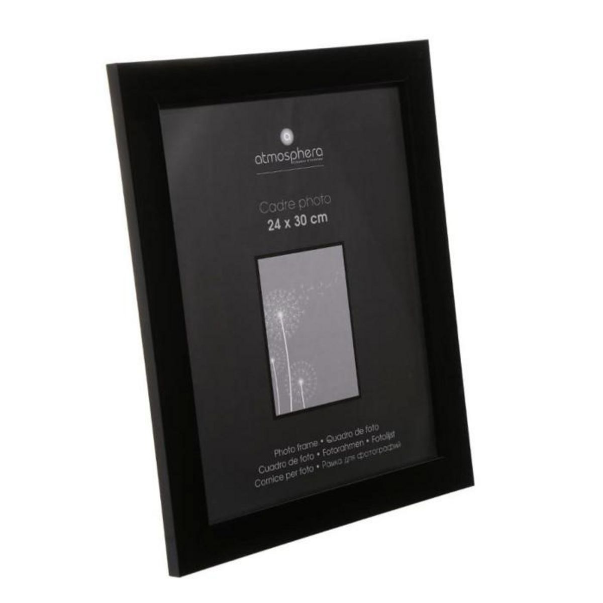 ATMOSPHERA Cadre Photo  Classique  24x30cm Noir
