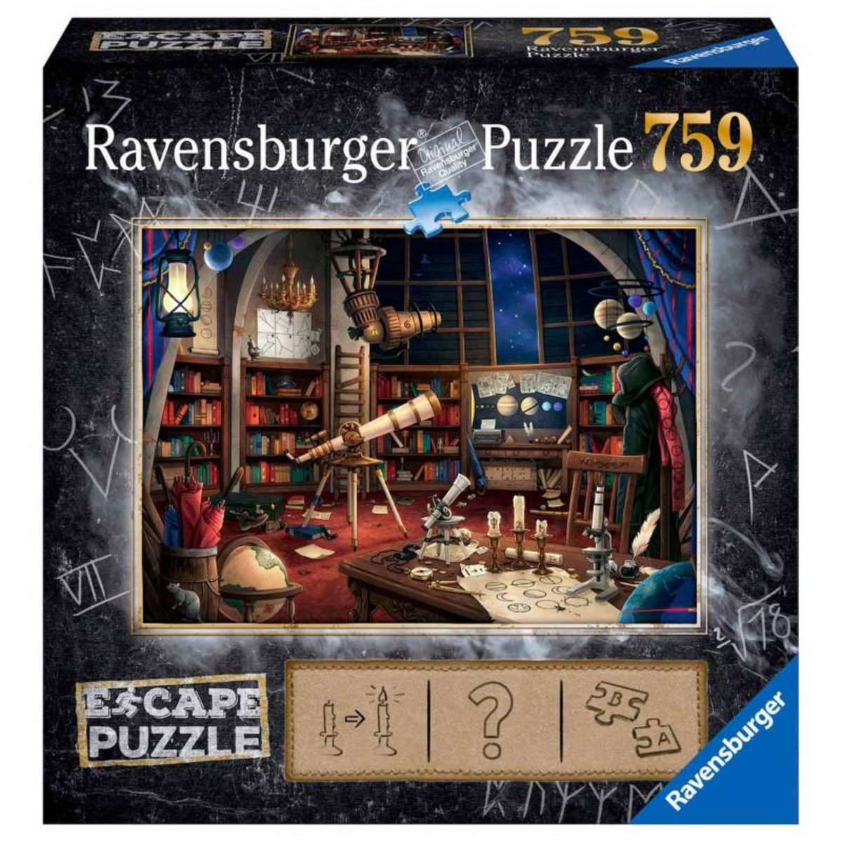 RAVENSBURGER Ravensburger Escape Room Puzzle - The Observatory, 759st.
