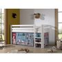 Voir la diapositive 2 : Paris Prix Lit Enfant Surélevé  Pino Pet Shop  Blanc
