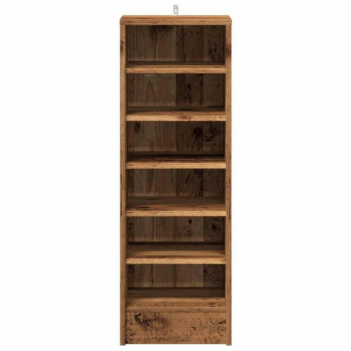 VIDAXL Armoire a chaussures vieux bois 32x35x92 cm bois d'ingenierie