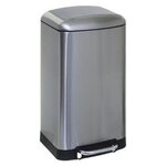 FIVE Poubelle de Cuisine en Inox  Ariane  30L Argent
